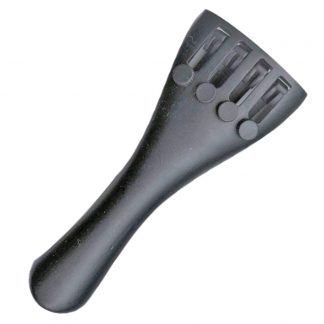 3/4 Size Violin Tailpiece - Black Alloy