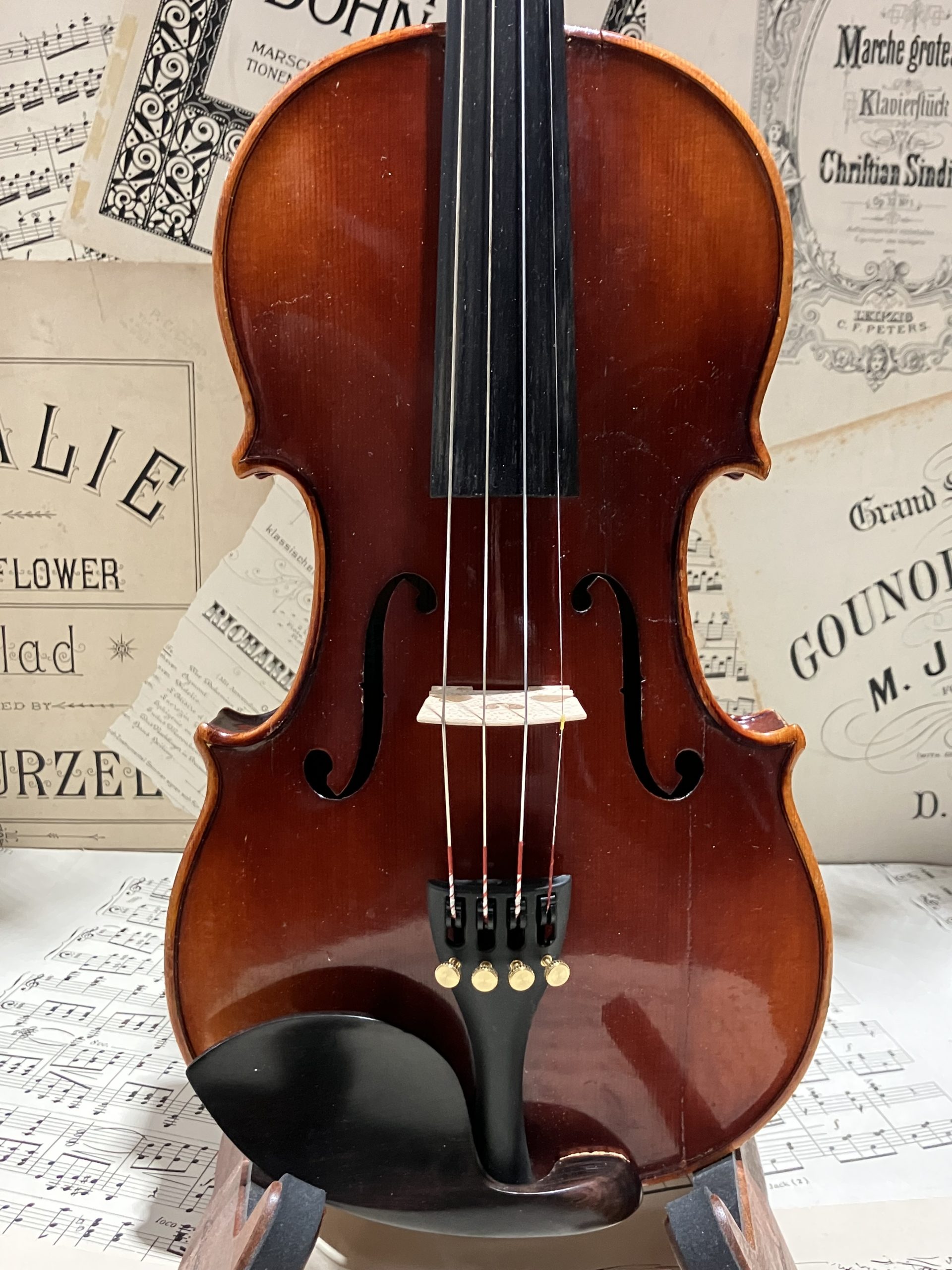 German "C.A. GOTZ Jr" 3/4 Violin 1975 in case & bow