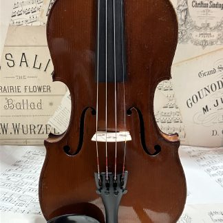French 7/8 Violin labelled "Nicholas Bertholini" ca.100yrs old