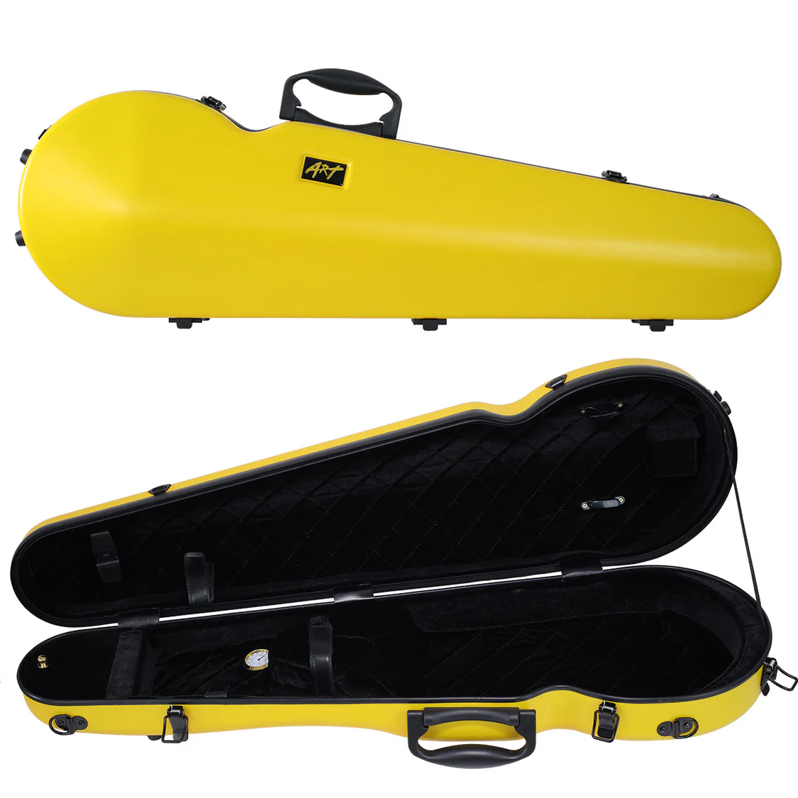 ART Shaped Violin Case 4/4 (or 3/4) Canary Yellow