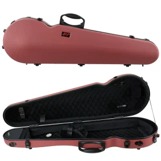 ART Shaped Violin Case 4/4 (or 3/4) Cherry Red
