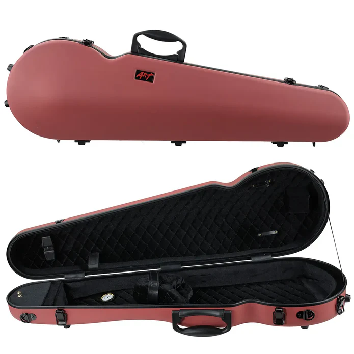ART Shaped Violin Case 4/4 (or 3/4) Cherry Red