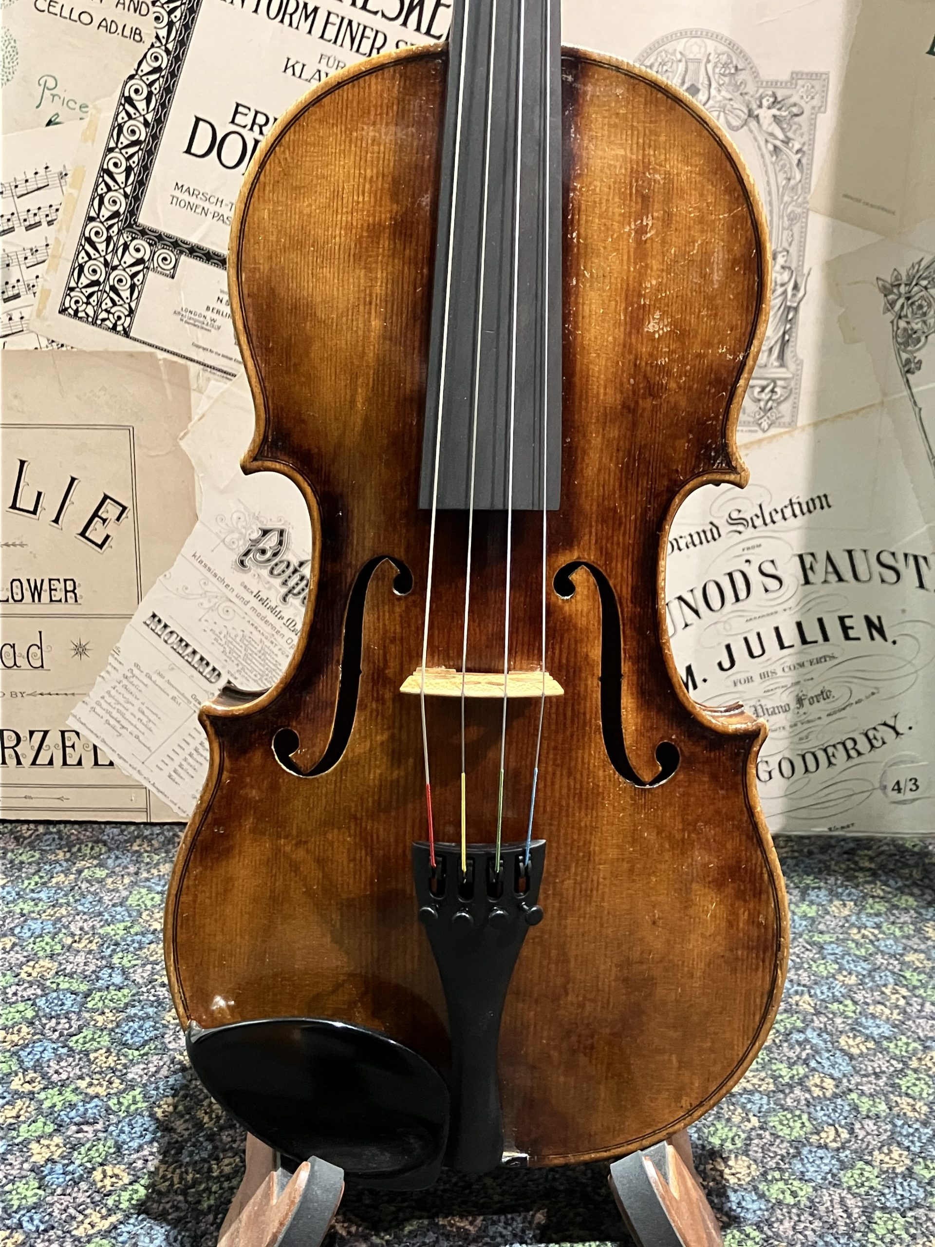 German style Vintage 15 1/2" inch Viola