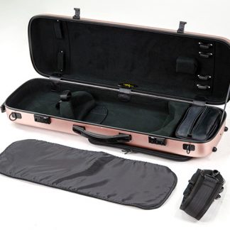 HQ Polycarbonate Violin Case - Rose Gold